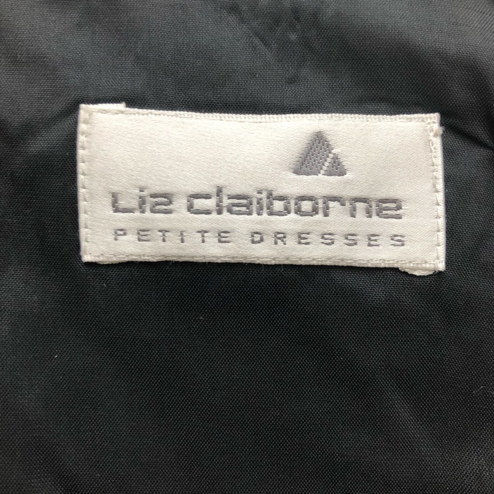 Liz Claiborne Sleeveless Sheath Mini Dress Women's Size 8P Black - Picture 4 of 10